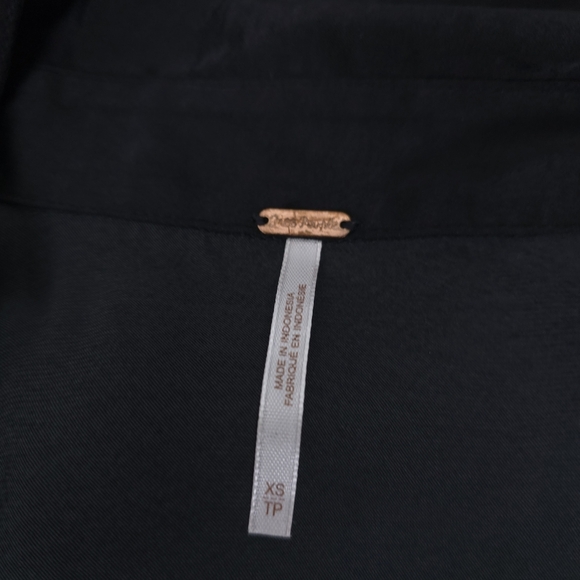 Free People Womens Starry Dreams Knit Blouse Oversized lagenlook XS - Picture 8 of 10